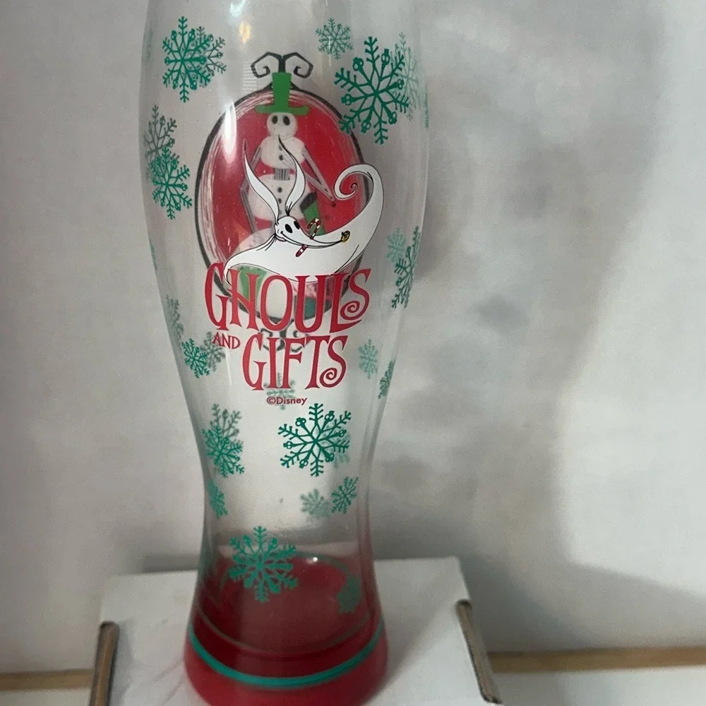 Disney Nightmare Before Christmas Snowman Jack Glass Goblet 26oz 25 Years 2018‎